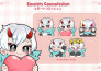 create chibi emotes, animated emotes or sub badges for twitch, discord, vtuber